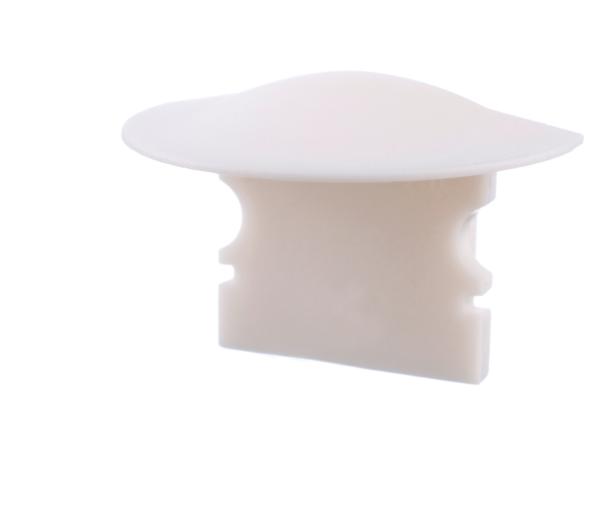 Profil Endkappe - Endkappe F-ET-02-10 Set 2 Stk, Weiß