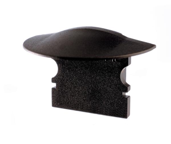 Profil Endkappe - Endkappe F-ET-02-10 Set 2 Stk, Schwarz