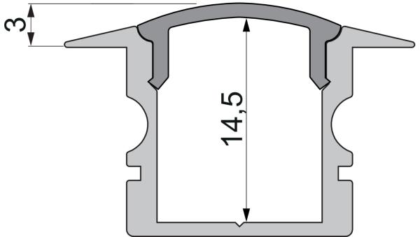 Profil Endkappe - Endkappe F-ET-02-10 Set 2 Stk, Schwarz