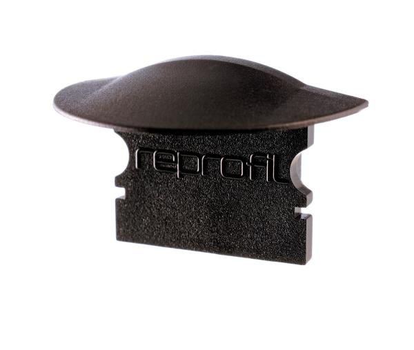 Profil Endkappe - Endkappe F-ET-02-12 Set 2 Stk, Schwarz