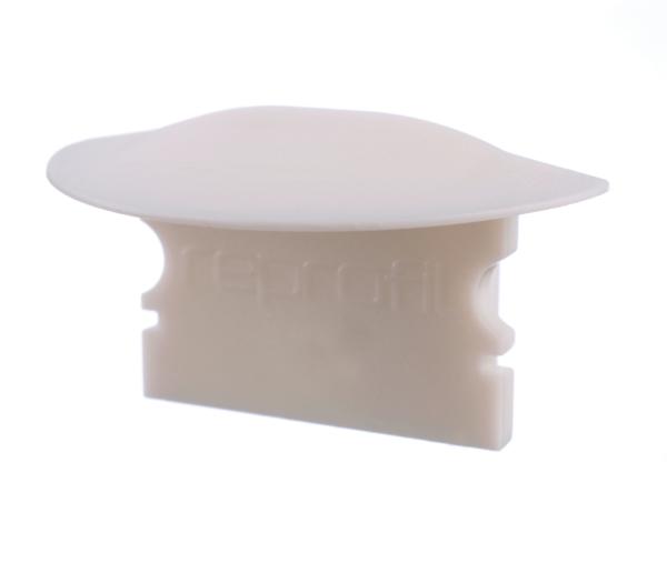 Profil Endkappe - Endkappe F-ET-02-15 Set 2 Stk, Weiß