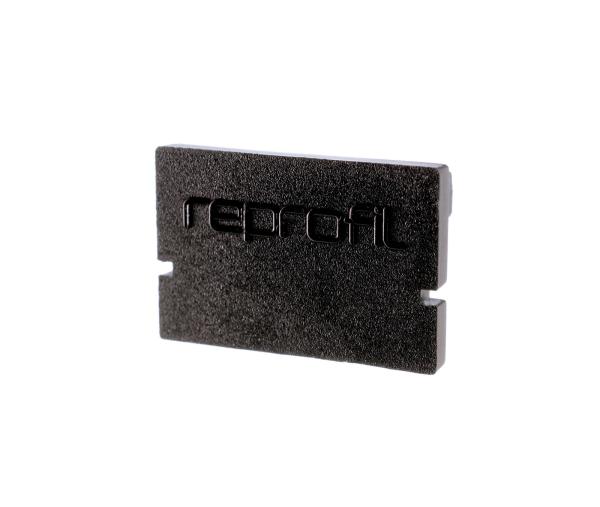 Profil Endkappe - Endkappe H-AU-01-12 Set 2 Stk, Schwarz