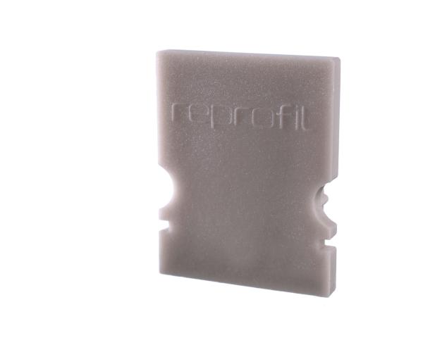 Profil Endkappe - Endkappe H-AU-02-10 Set 2 Stk, Grau