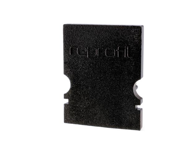 Profil Endkappe - Endkappe H-AU-02-10 Set 2 Stk, Schwarz