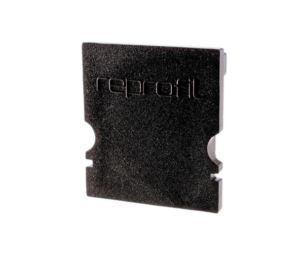 Profil Endkappe - Endkappe H-AU-02-12 Set 2 Stk, Schwarz