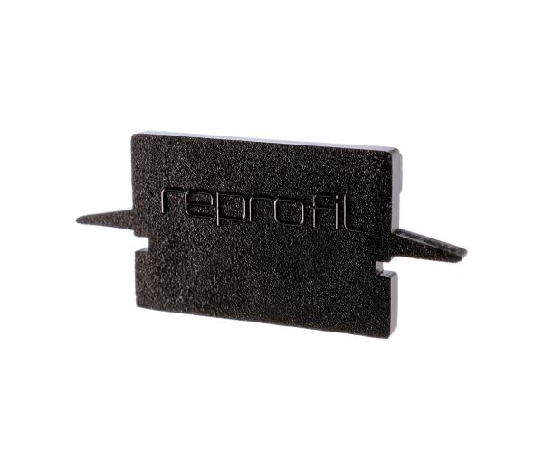 Profil Endkappe - Endkappe H-ET-01-12 Set 2 Stk, Schwarz