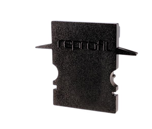 Profil Endkappe - Endkappe H-ET-02-10 Set 2 Stk, Schwarz