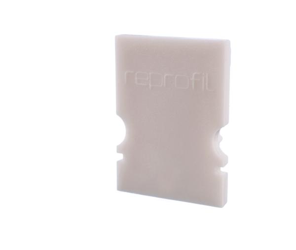 Profil Endkappe - Endkappe H-AU-02-08 Set 2 Stk, Weiß