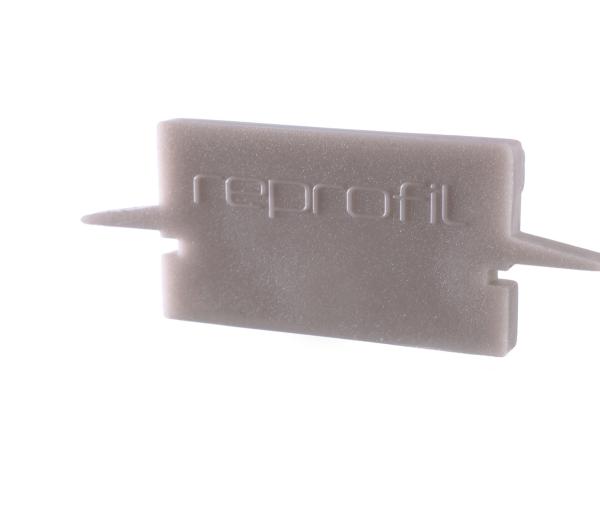 Profil Endkappe - Endkappe H-ET-01-15 Set 2 Stk, Grau