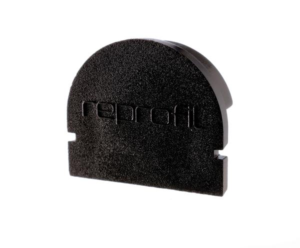 Profil Endkappe - Endkappe R-AU-01-12 Set 2 Stk, Schwarz