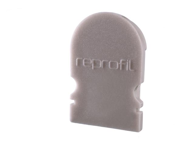 Profil Endkappe - Endkappe R-AU-02-10 Set 2 Stk, Grau