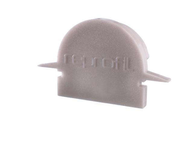 Profil Endkappe - Endkappe R-ET-01-12 Set 2 Stk, Grau