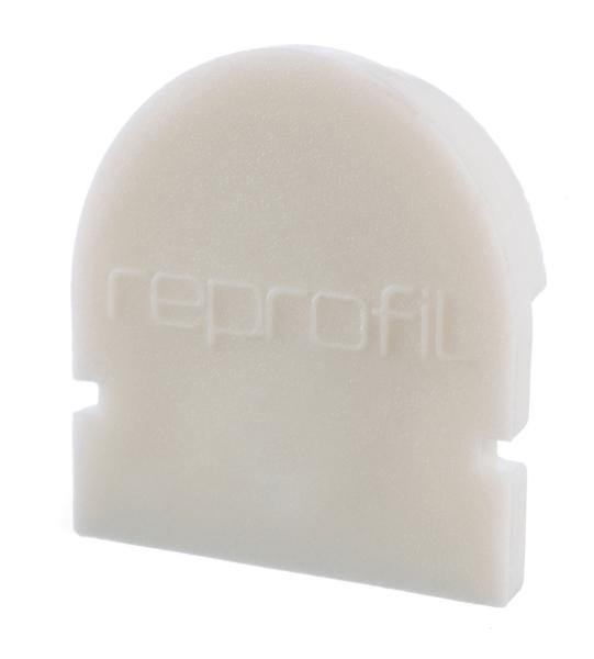 Profil Endkappe - Endkappe R-AU-01-08 Set 2 Stk, Weiß
