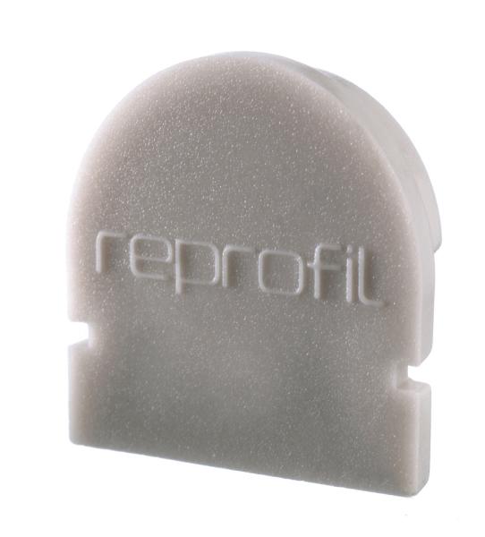 Profil Endkappe - Endkappe R-AU-01-08 Set 2 Stk, Grau