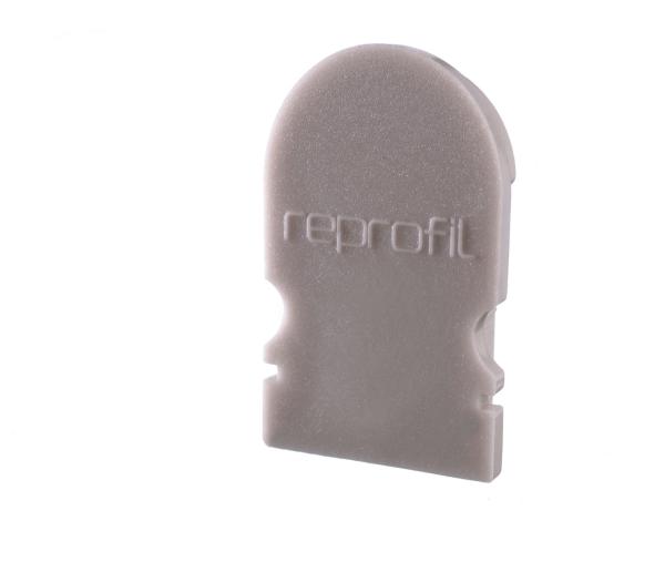 Profil Endkappe - Endkappe R-AU-02-08 Set 2 Stk, Grau