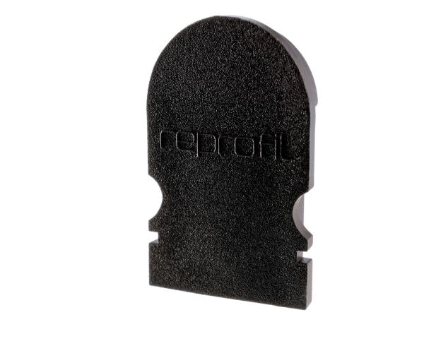 Profil Endkappe - Endkappe R-AU-02-08 Set 2 Stk, Schwarz