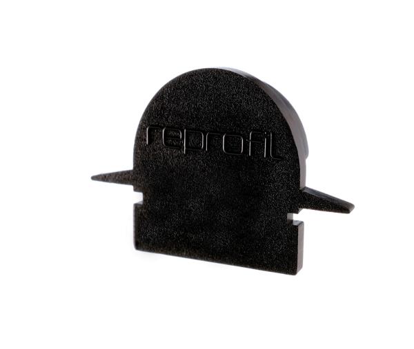 Profil Endkappe - Endkappe R-ET-01-08 Set 2 Stk, Schwarz