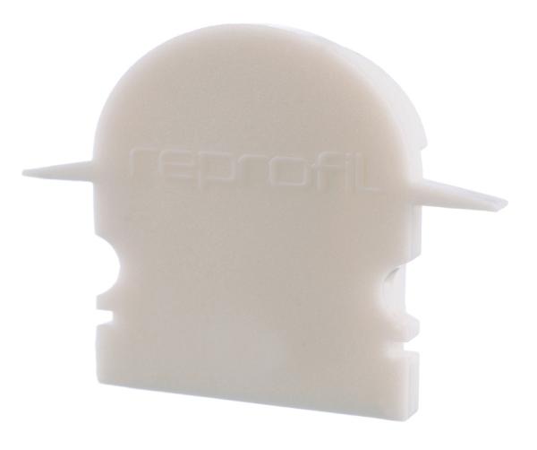 Profil Endkappe - Endkappe R-ET-02-15 Set 2 Stk, Weiß