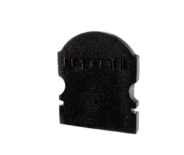 Profil Endkappe - Endkappe L-AU-02-10 Set 2 Stk, Schwarz