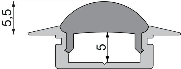 Profil Endkappe - Endkappe L-ET-01-10 Set 2 Stk, Schwarz