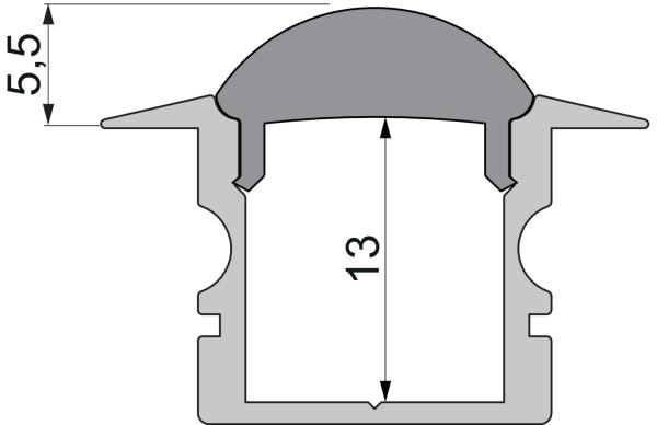Profil Endkappe - Endkappe L-ET-02-10 Set 2 Stk, Weiß