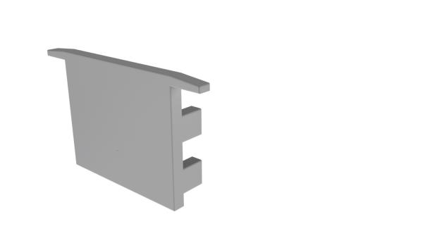 Profil Endkappe - Endkappe I-ET-05-15 Set 2 Stk, Grau