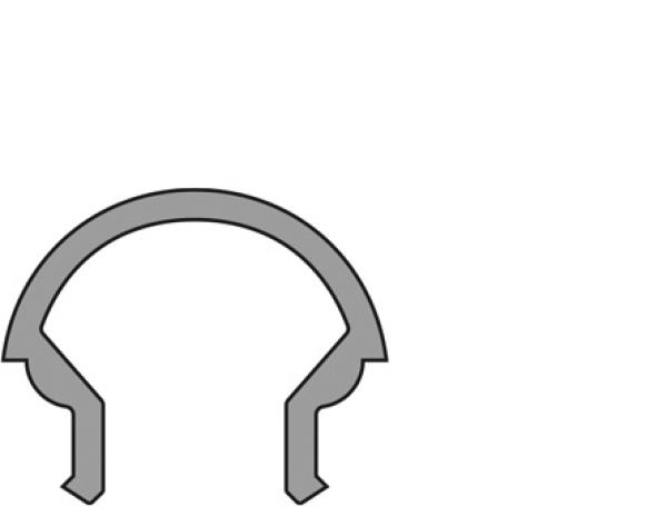 Profil Abdeckung - Abdeckung R-01-05, 2m, milchig
