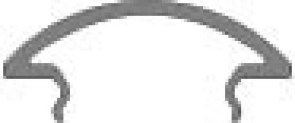 Profil Abdeckung - Abdeckung R-05-12, 2m, milchig