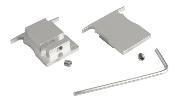 Profil Endkappe - Endkappe P-ET-04-12 Set 2 Stk, Silber