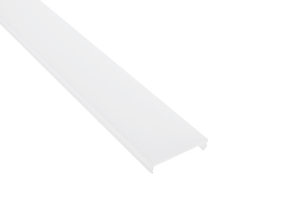 Profil Abdeckung - PLANO ES & BSH & MS Uplight Abdeckung flach opal, 2,5m