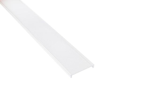 Profil Abdeckung - PLANO ES & BSH & MS Uplight Abdeckung flach Mikroprisma, 2m