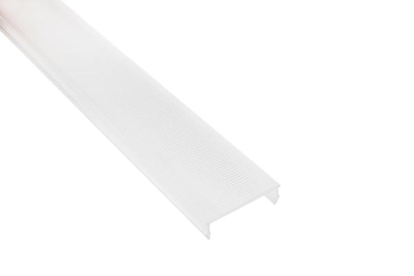 Profil Abdeckung - PLANO MS Downlight Abdeckung flach Mikroprisma, 2,5m