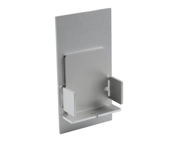 Profil Endkappe - PLANO MS Endkappe hoch Aufbau alu eloxiert