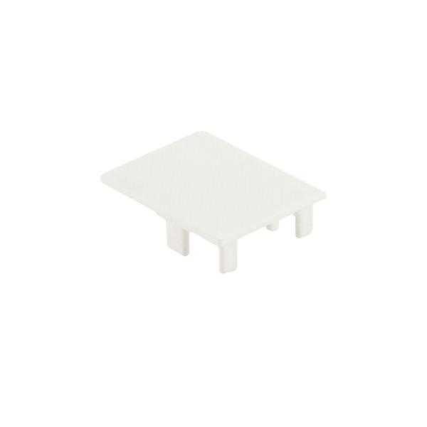 Profil Endkappe - Combo  Endkappe 2 St. U-Leuchtenprofil, H-LU-02-20, weiß