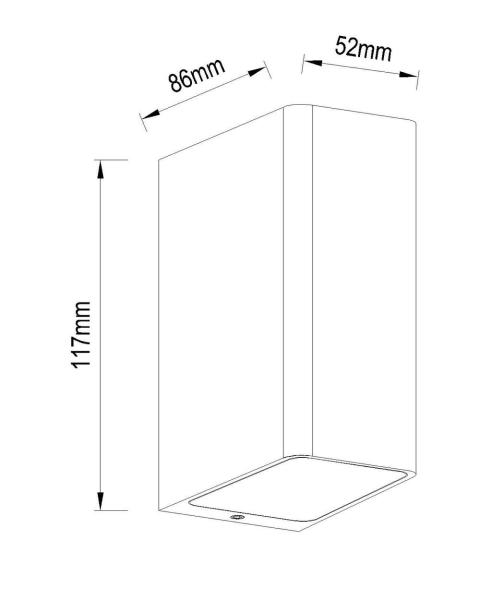 Obox Wall Slim Square