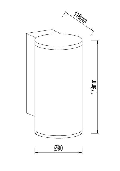 Obox Wall Round Down