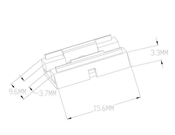 180° CSP Strip connector